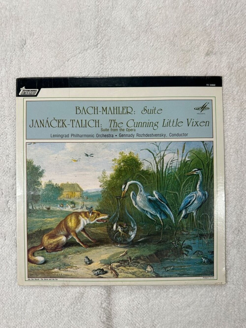 Bach-Mahler: Suite / Janáček-Talich: The Cunning Little Vixen Vinyl (1981)